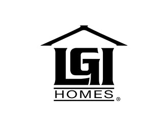 LGI Homes black text logo on a white background